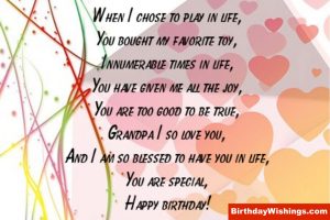 Birthday Poem for Grandpa