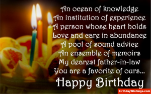 Poem For Father-in-Law