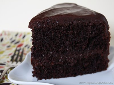Black Chocolate Cake