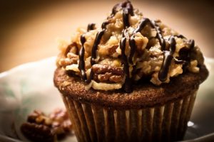 German Chocolate Cupcakes