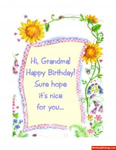 Birthday Wishes For Grand Ma