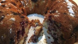 Blueberry Sour Cream Coffee Cake
