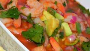 Tejano Style Shrimp Cocktail