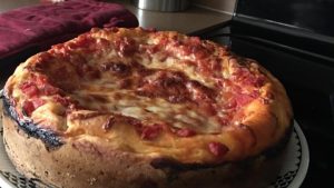 Double Crust Stuffed Pizza