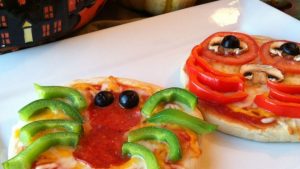 Creepy Mini Pizzas
