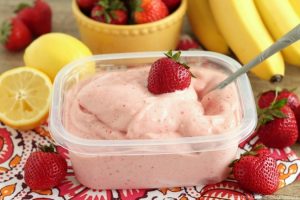 Instant Strawberry Ice Cream