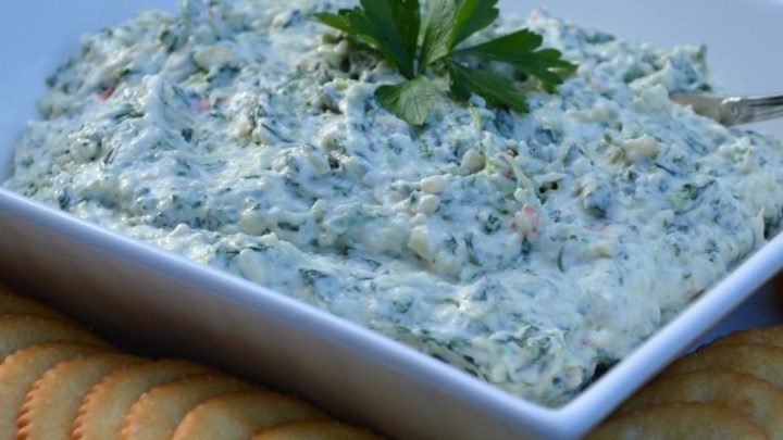 No Cook Spinach Artichoke Dip