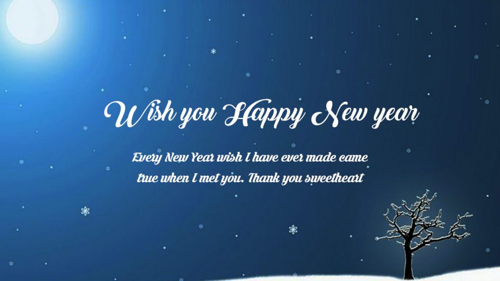 Happy New Year Romantic Messages