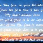 Birthday Poem For Son