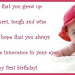First Birthday Poem
