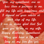 birthday Poem For Wife