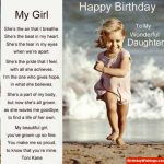 Wonderful Daughter Birthday Poem