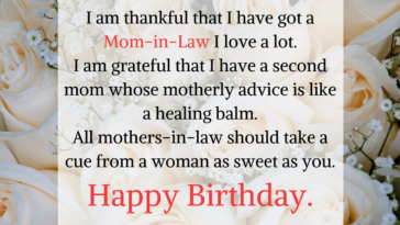 Happy Birthday Mother in Law Quotes