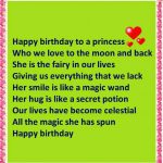 Happy Birthday To A Princess