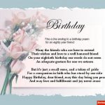 For an Eighty Years Old Friend