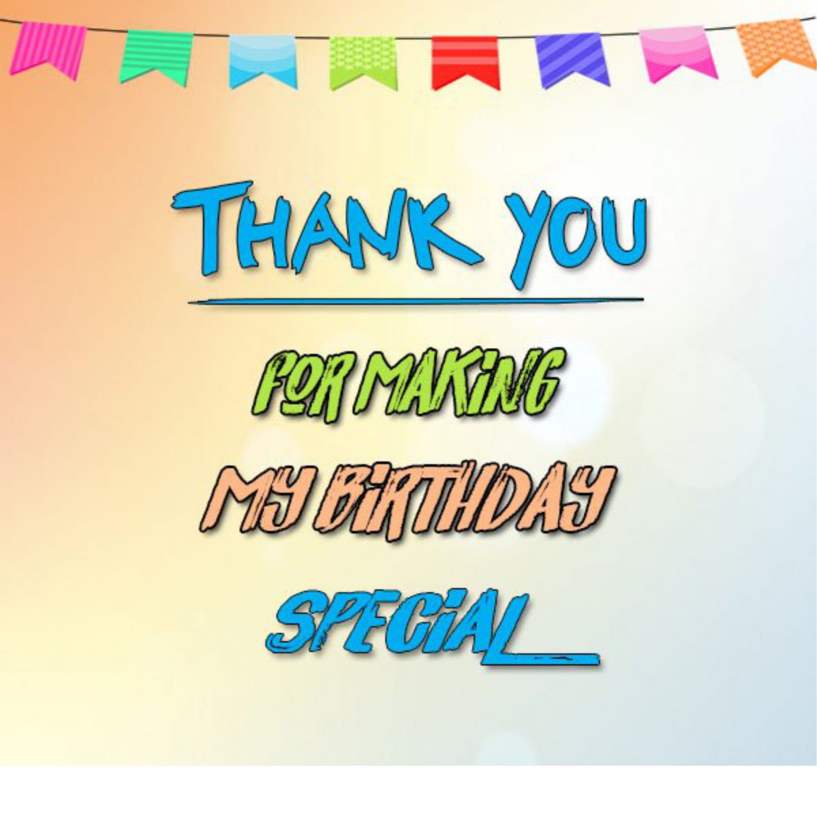 Thank You Messages for Coming to my Birthday Party