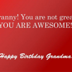 Grandma Birthday Messages