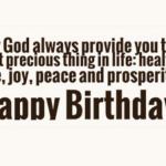 Religious Birthday Wishes