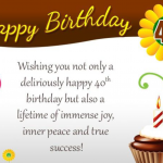 40th Birthday Wishes