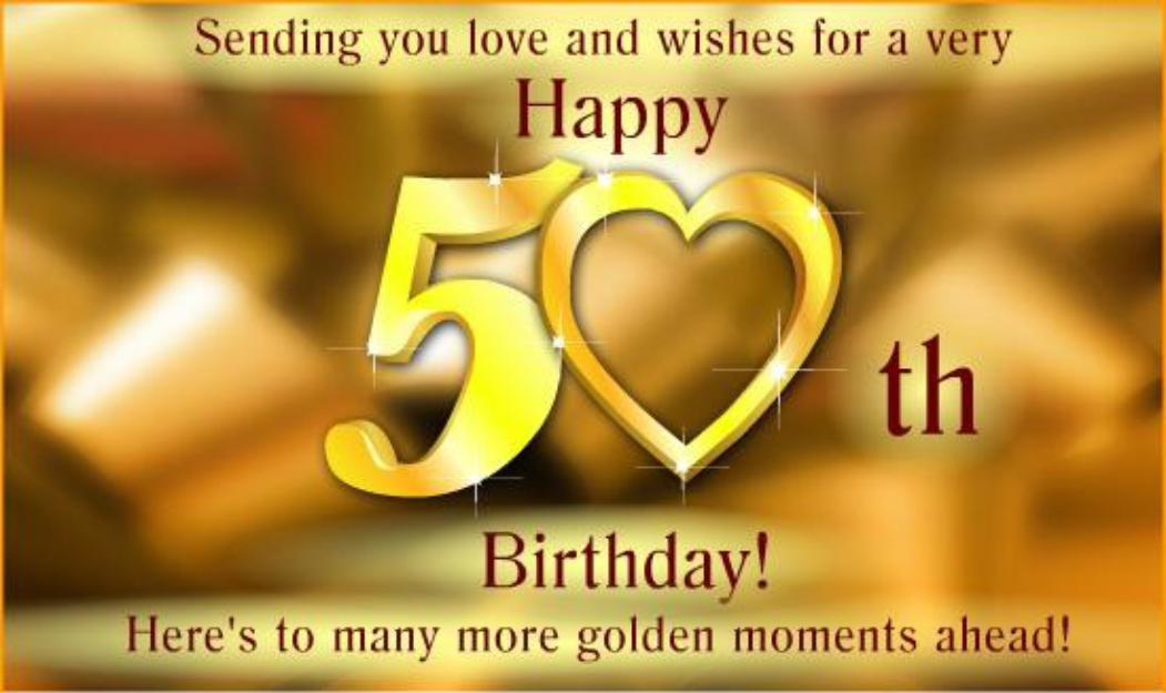 50th Birthday Wishes Quotes And Messages