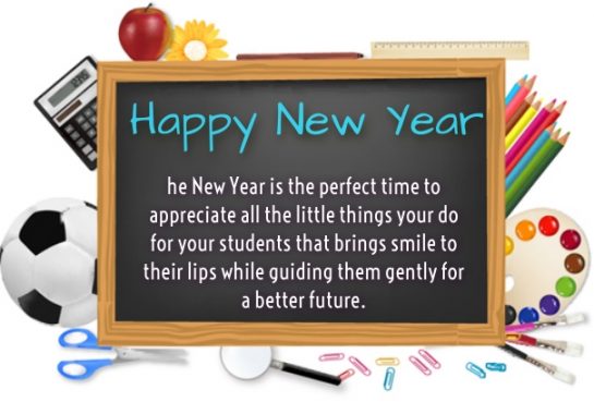 20+ New Year Messages for Teachers