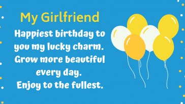 Romantic Birthday Wishes Quotes For Girlfriend