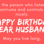 BIRTHDAY WISHES FOR HUSBAND