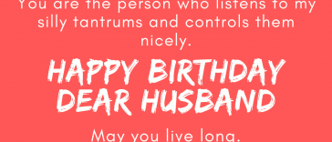 BIRTHDAY WISHES FOR HUSBAND